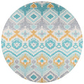 Sedona Sn2 Blue Bohemian Rug Round 10' X 10'