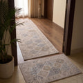 Parish Handlooms Cotton Door & Floor Mat Combo with Traditional Pattern