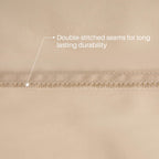 Oubonun 100% Cotton Body Pillowcase - 800 Thread Count/21X54, Moisture Absorbent And Breathable, Premium Hotel Body Pillow Cover For All Seasons, Beige