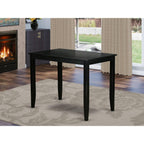 East West Furniture BUT-BLK-T Buckland Rectangle Counter Height Table for Small Spaces, 30x48 Inch, Black