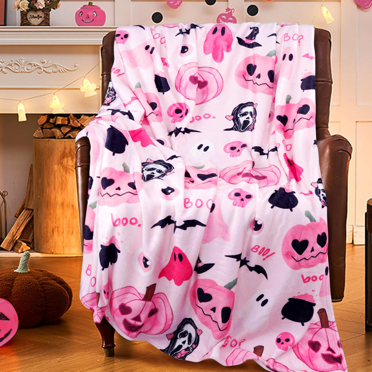 Fall Halloween Blanket Halloween Throw Blankets And Throws Fall Pumpkin Throw Blanket Super Soft Cozy And Plush For Couch And Ch