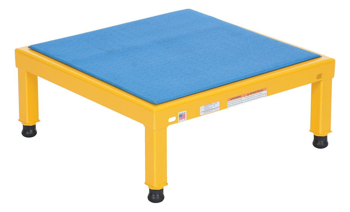 Vestil Aht-H-2424 Adjustable Work-Mate Stand With Ergo-Matting Deck, Steel, 24' Length X 24' Width Deck, 500 Lbs Capacity, 10'