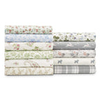 Laura Ashley - King Sheets, Soft Sateen Cotton Bedding Set - Sleek, Smooth, & Breathable Home Decor (Bristol Paisley, King)