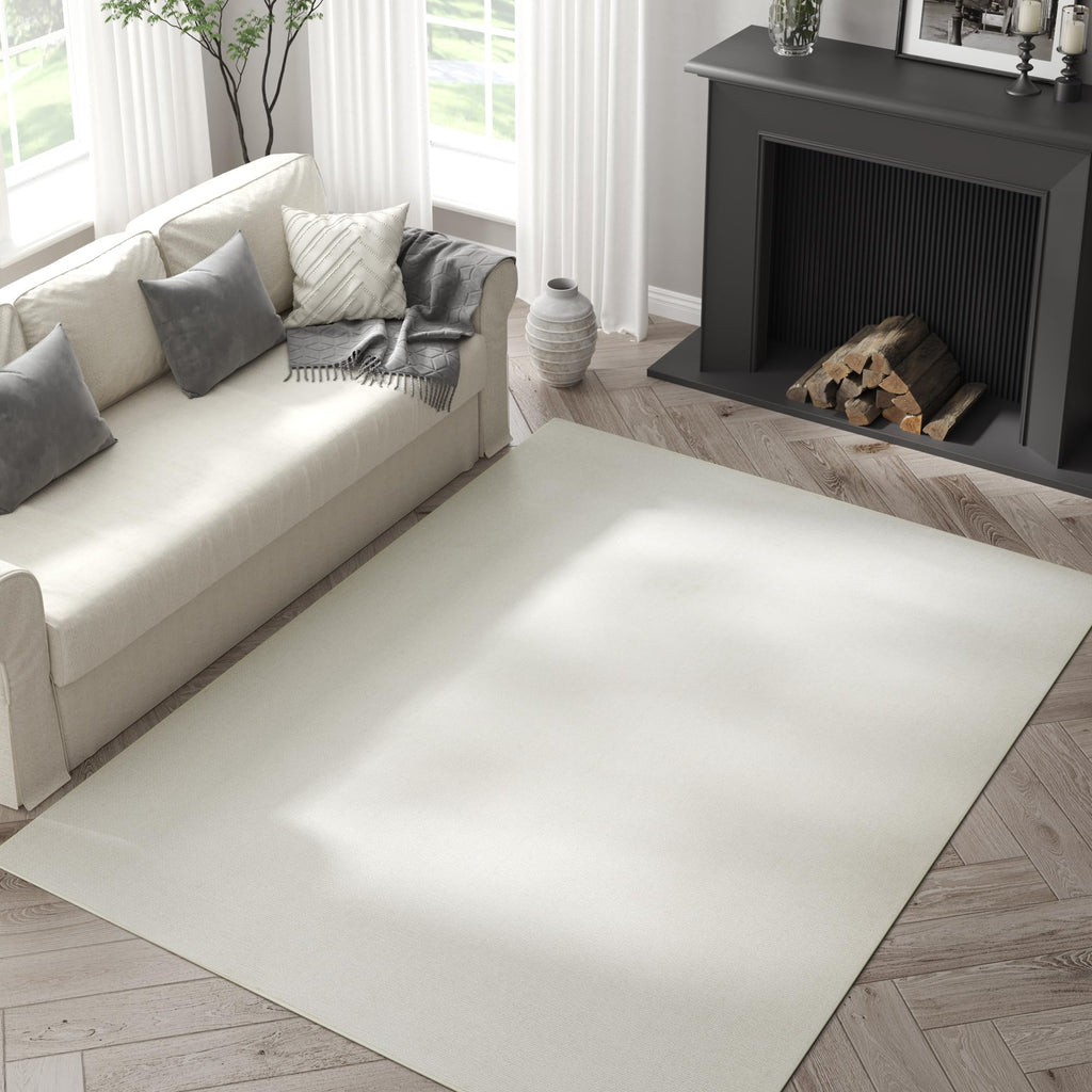 jinchan Modern Area Rug 5x7 Washable Rug Grid Accent Rug Kitchen Rug Indoor Floor Cover Geometric Contemporary Rug Non Slip Carp