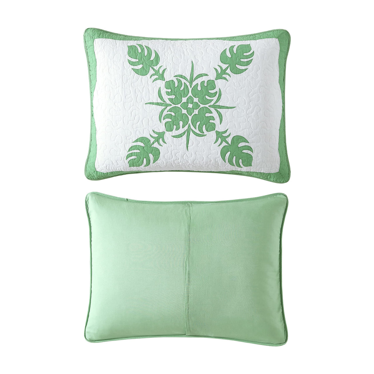 Tommy Bahama - King Sham, Cotton Bedding With Envelope Closure, Breathable Bedding Set (Molokai Green, 21X37)
