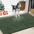 Im Home Chenille Absorbent Outdoor Doormat 71' X 25', Washable Muddy Door Mats For Dog Non Slip Heavy Indoor Doormat Soft Fron