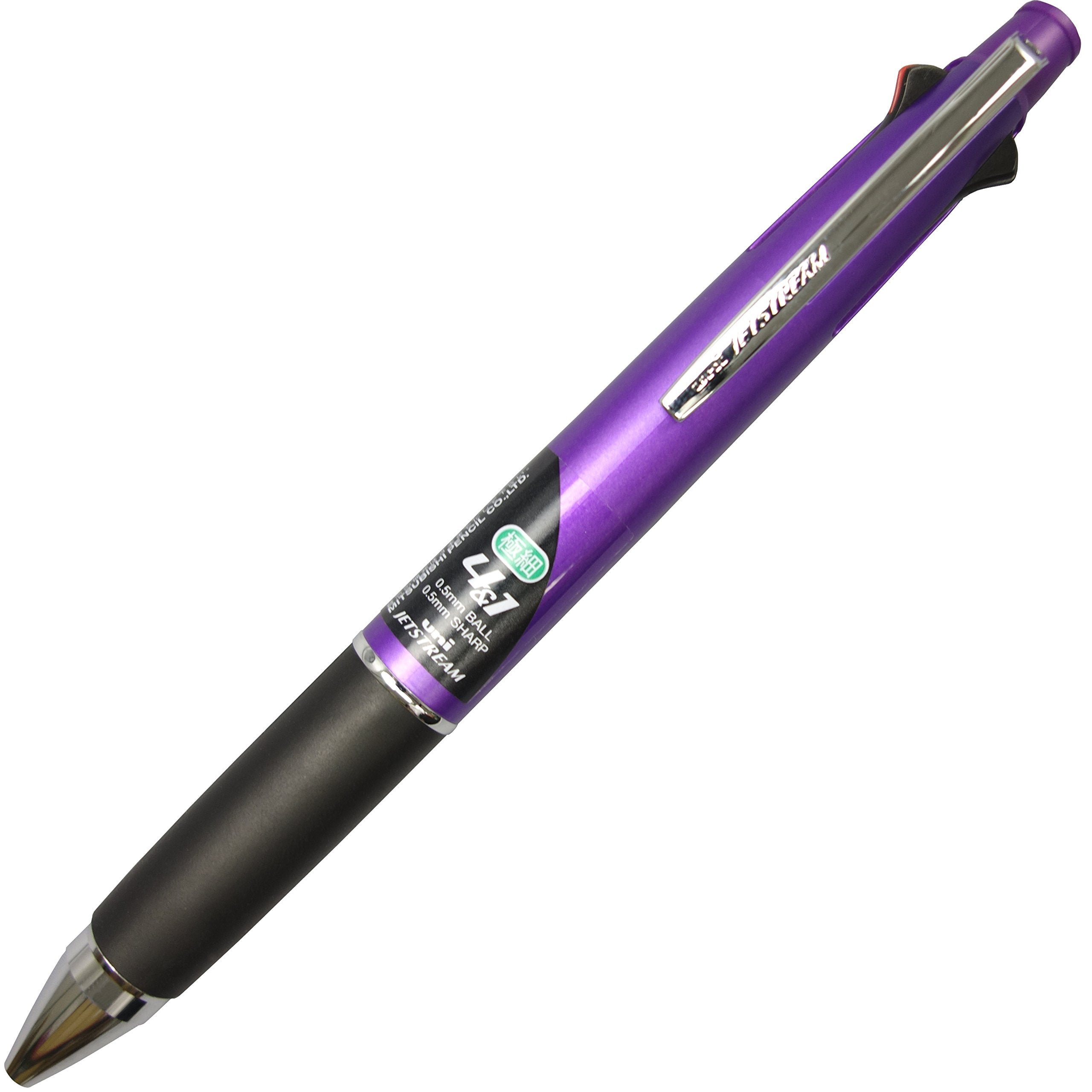 Uni Jetstream 0.5 Mm Ballpoint Multi Pen And 0.5 Mm Pencil, Purple Body (Msxe510005.11)