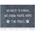 Funny Doormat Welcome Mats Dog Door Mat Rubber Doormat for Front Door, Indoor Entry Durable Door mats Outside Entryway, Do Not K