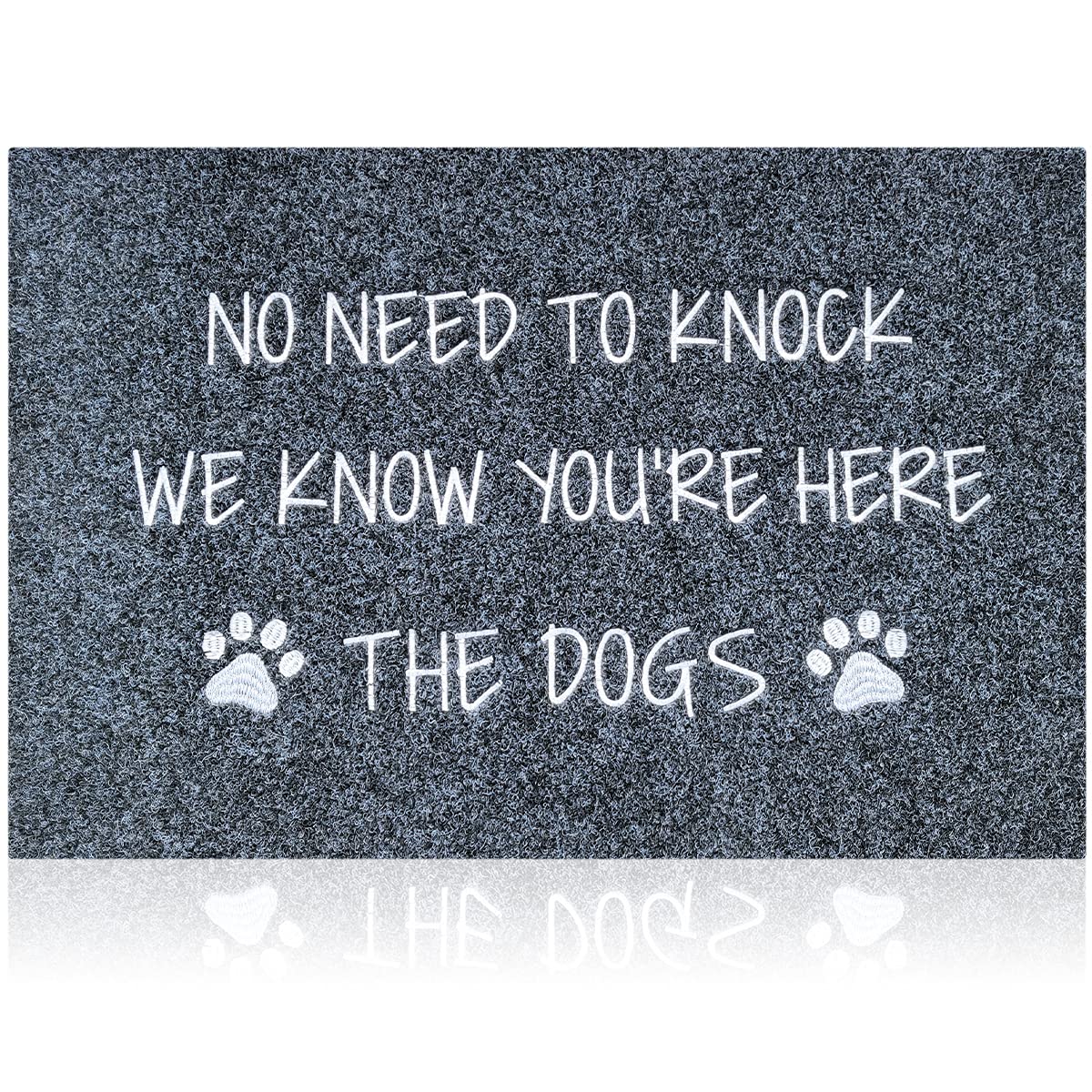 Funny Doormat Welcome Mats Dog Door Mat Rubber Doormat for Front Door, Indoor Entry Durable Door mats Outside Entryway, Do Not K