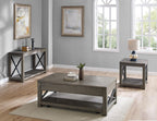 Steve Silver Dexter Vintage Rustic Style for Your Living Room Sofa Table, 48 x 18 x 30, Driftwood with Ruff-hewn Distressing