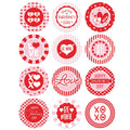 Whatsign 36Pcs Valentines Day Stickers Valentine Labels Stickers Gift Tags Happy Valentines Heart Stickers Valentine Stickers Fo