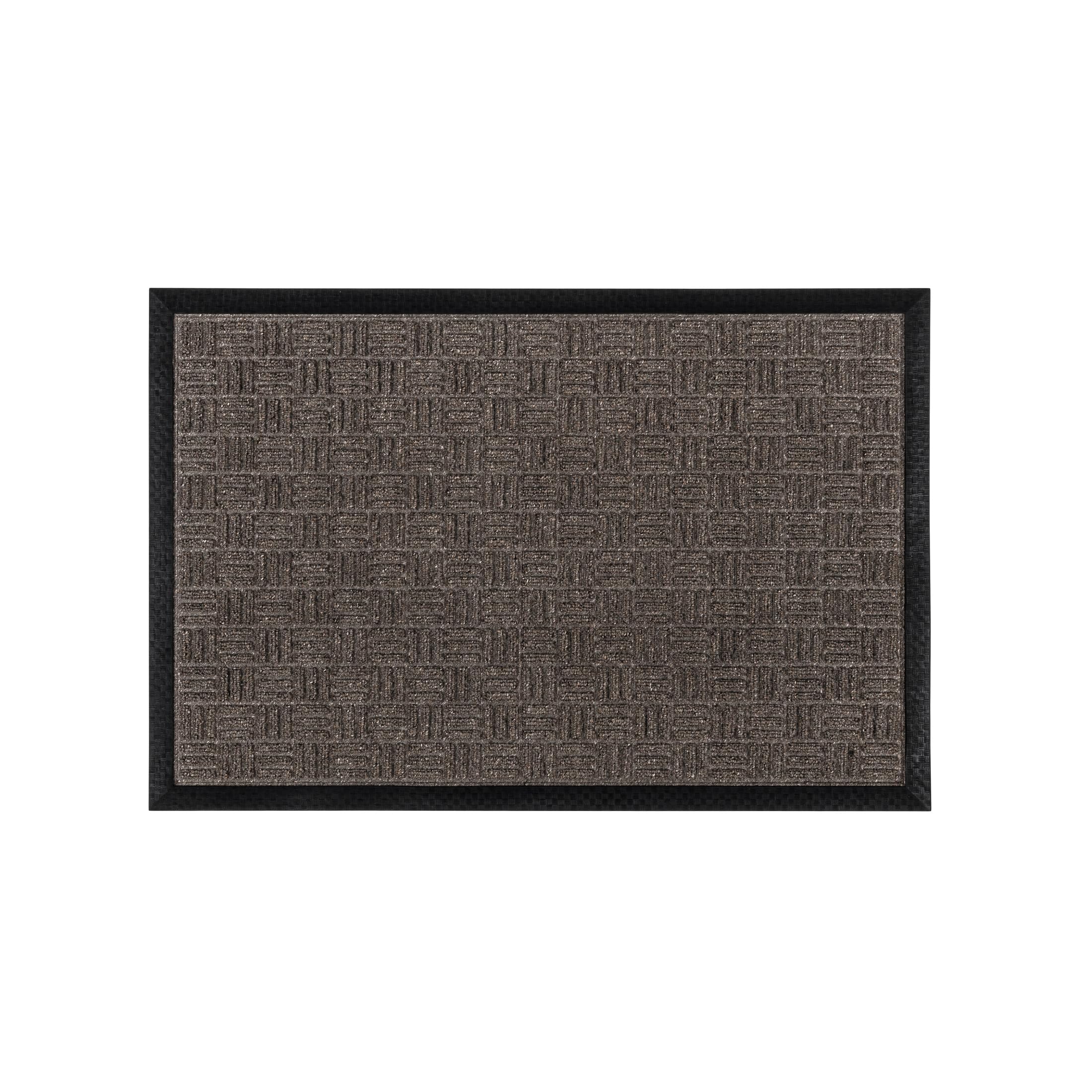 Floortex® Doortex® Ribmat Entrance Mat, Brown - 32&quot; X 48&quot;
