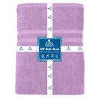 Dan River 100% Cotton Jumbo Bath Sheets - Ultra Soft & Absorbent Towels For Home, Spa, Gym 35   X70    -Lavender