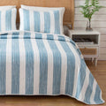 Great Bay Home Twin/Twin Xl Coastal Quilt Bedding Set, Summer Coastal Quilt With Sham, Beach 2-Piece Reversible All Season Bedsp