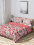 DDecor Live Beautiful 150Tc 1 Double Comforter  Red (228 Cm X 274 Cm, 90In X 108In)