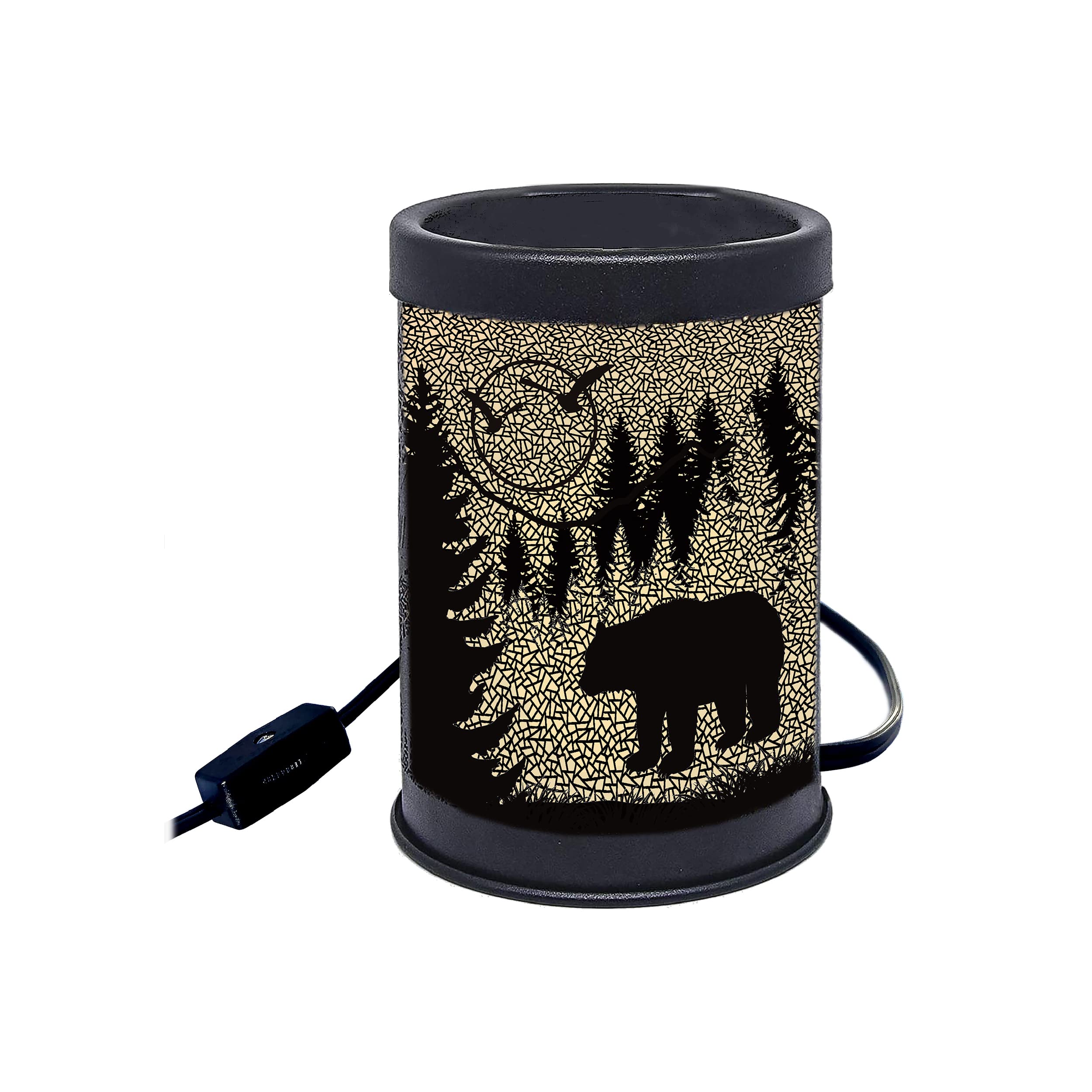 Rivers Edge Products Rustic Electric Candle Warmer Lamp and Wax Warmer for Scented Wax, Night Light, Home Decor, Gift for Home o