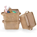 AARAINBOW Storage Basket Bins Canvas Mini Storage Cubes Storage Basket for Makeup, Baby Toys Liners, Books Nursery Storage Baske