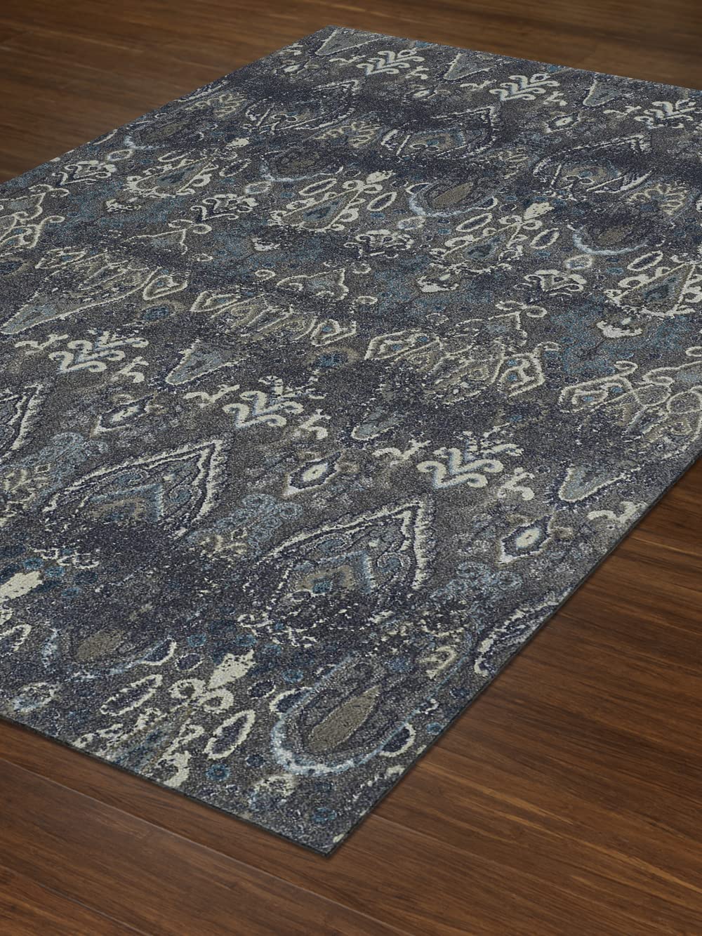 Dalyn Rugs Geneva Gv315 Pewter 7'10&quot; X 10'7&quot; Rectangle Soft Area Rug, Easy Clean, Non Shedding, Bedroom, Entry, Living Room, Dining Room, Kitchen Rug