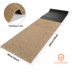 Nuanchu Large Semi Finished Outdoor Mat 16 X 79 Inch Narrow Door Mat Non Slip Boot Rugs Waterproof Carpet Roll For Bathroom Entryway Indoor Outdoor(Khaki,4 Roll)