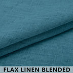 Teal Sheer Curtains 96 Inches Long For Living Room 2 Panels Rod Pocket Deep Dark Teal Turquoise Drape Muslin Cotton Marine Nautical Decor Peacock Blue Linen Curtain For Dining Room Bedroom 8Ft 52X96