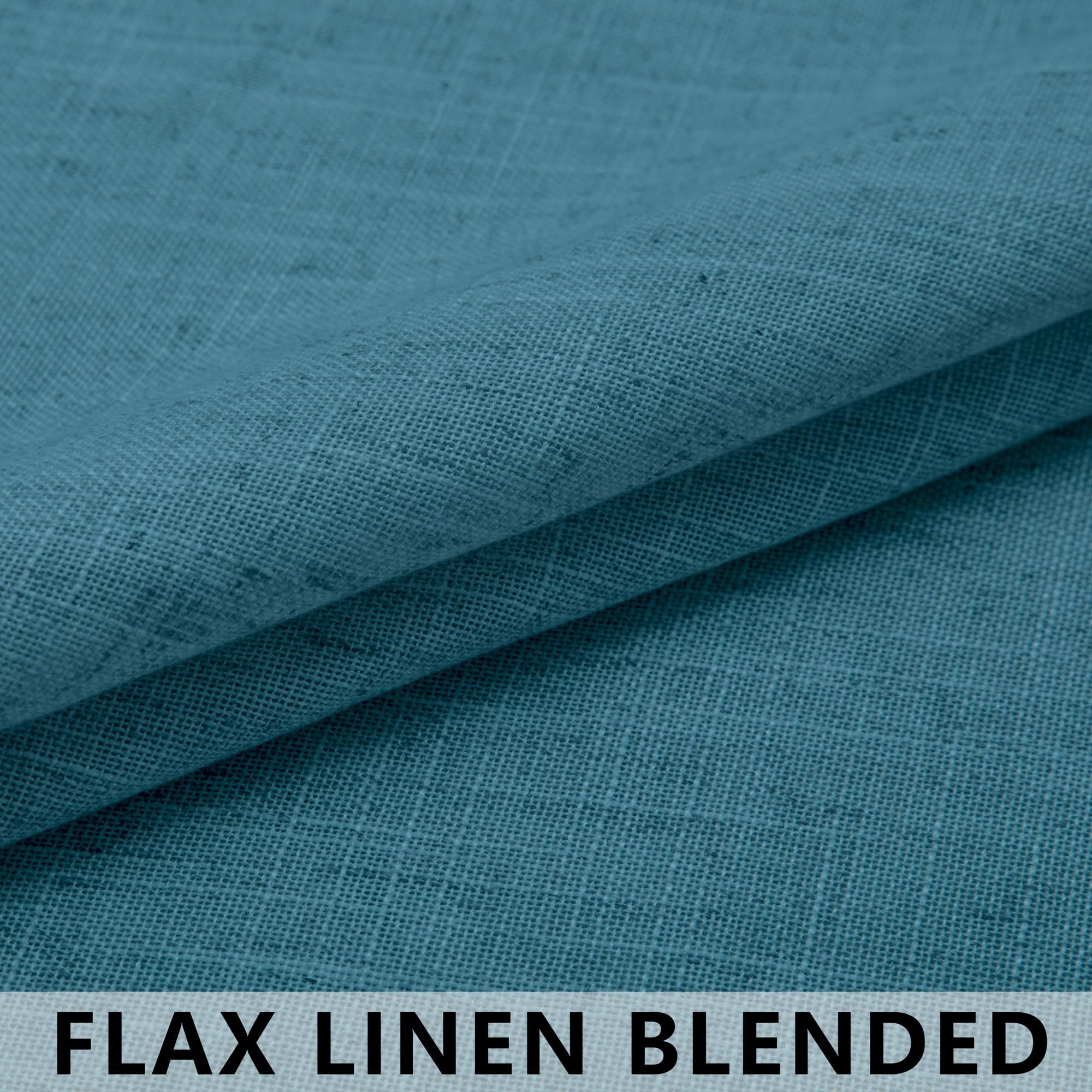 Teal Sheer Curtains 96 Inches Long For Living Room 2 Panels Rod Pocket Deep Dark Teal Turquoise Drape Muslin Cotton Marine Nautical Decor Peacock Blue Linen Curtain For Dining Room Bedroom 8Ft 52X96