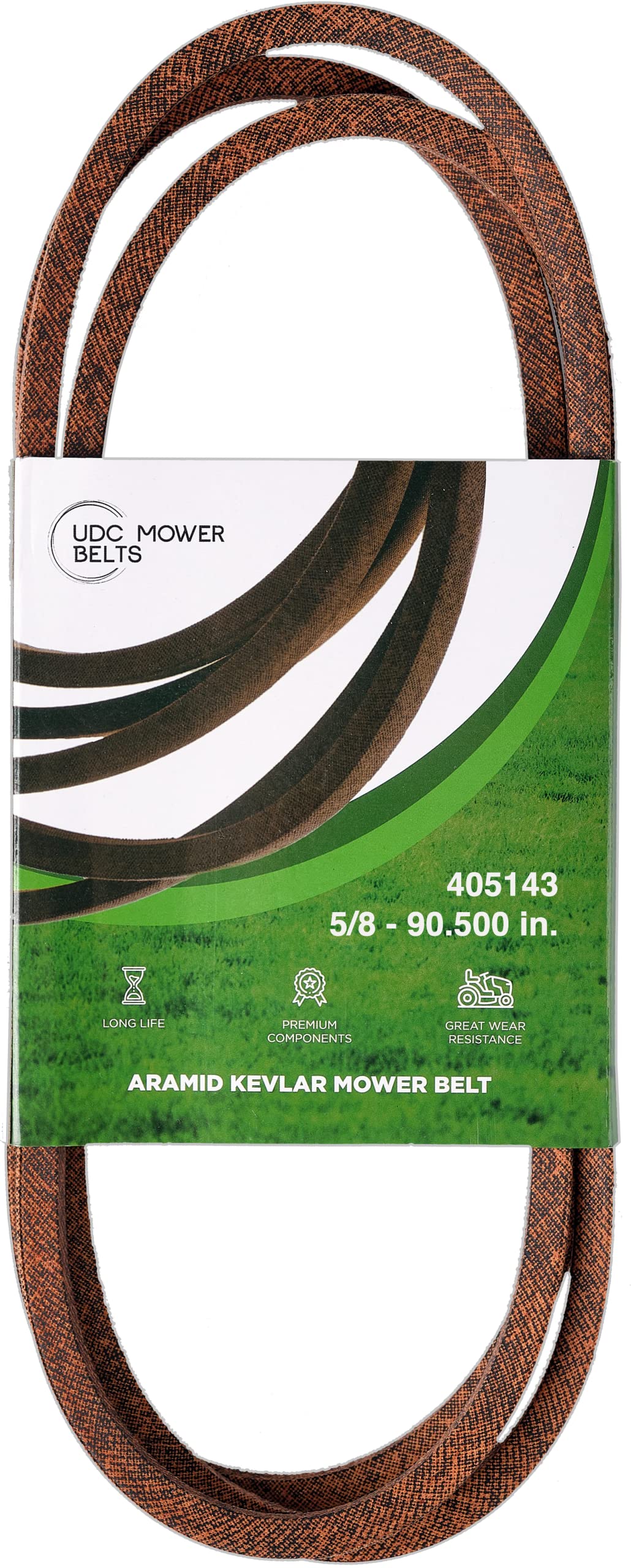 Udc Parts Mower Deck Belt 405143 / Kevlar Cord / 106.650 Inches/For Husqvarna Craftsman Poulan