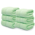 MoNiBloom 6-Piece 100% Cotton Hand Towel Set for Bathroom Home Hotel Spa Gym Yoga Shower Highly Absorbent Ultra Soft Quick-Dry (