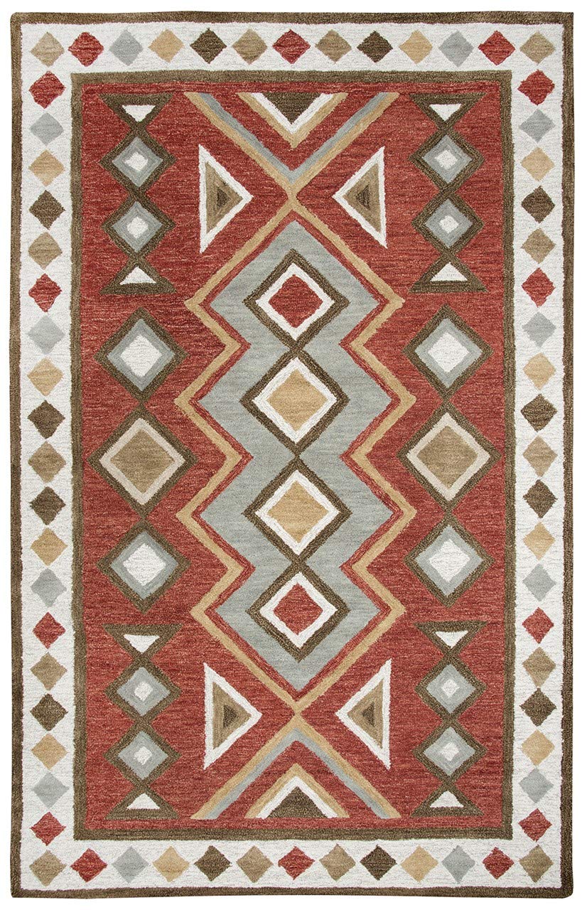 Durango Red 8' X11' Hand-Tufted Rug