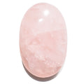 Zenergy Gems Selenite Charged Hand-Carved Natural Himalayan Rose Quartz Pocket Palm Stone/Worry Stone + Selenite Heart Charging 