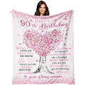 Xalazy 90Th Birthday Gifts For Women Men Blanket 60'X50', 90 Year Old Birthday Gifts For Women, 90Th Birthday Gift Ideas, Gift