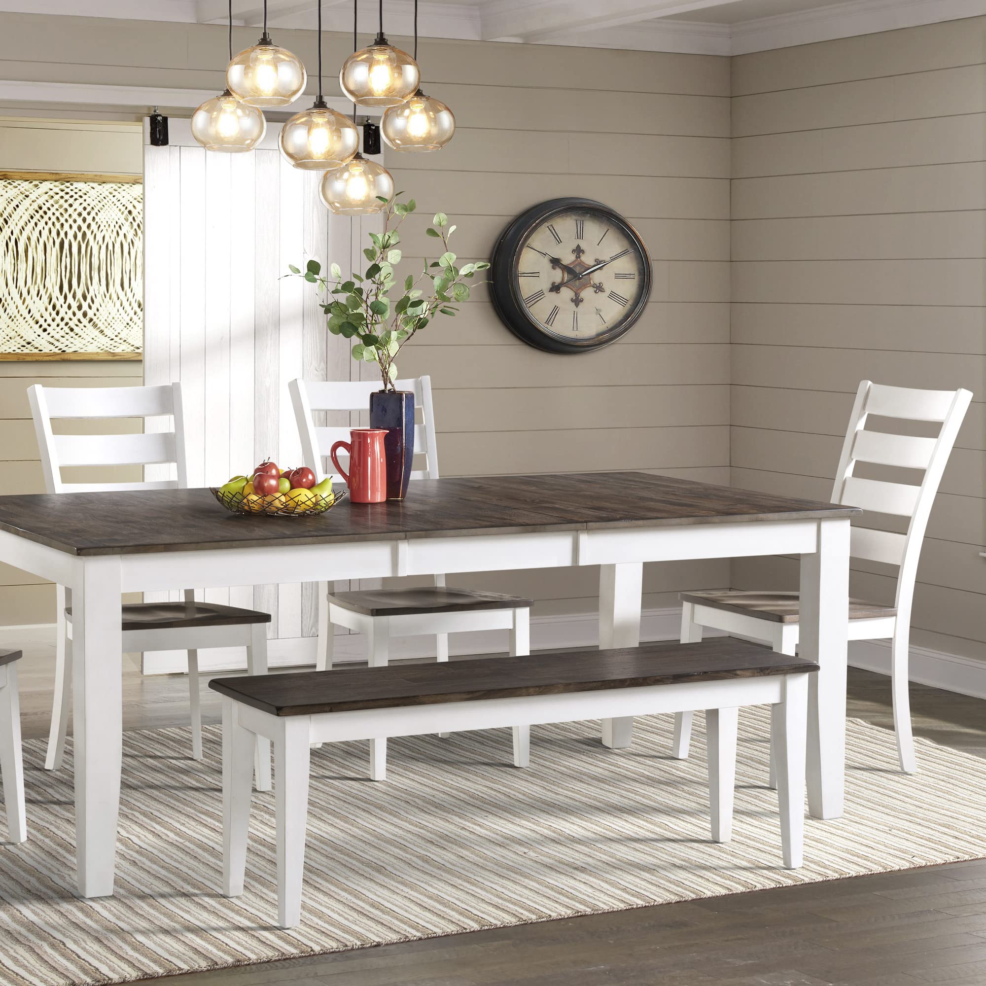 Intercon Furniture Kona Transitional Wood Backless Dining Bench