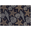 Seabreeze Sz4 Black Coastal Rug Rectangle 5' X 7 ' 6"