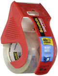 Scotch Heavy Duty Shipping Packaging Clear Tape, 1.5' Core, 1.88' X 22.2 Yard, Red Dispenser (142)