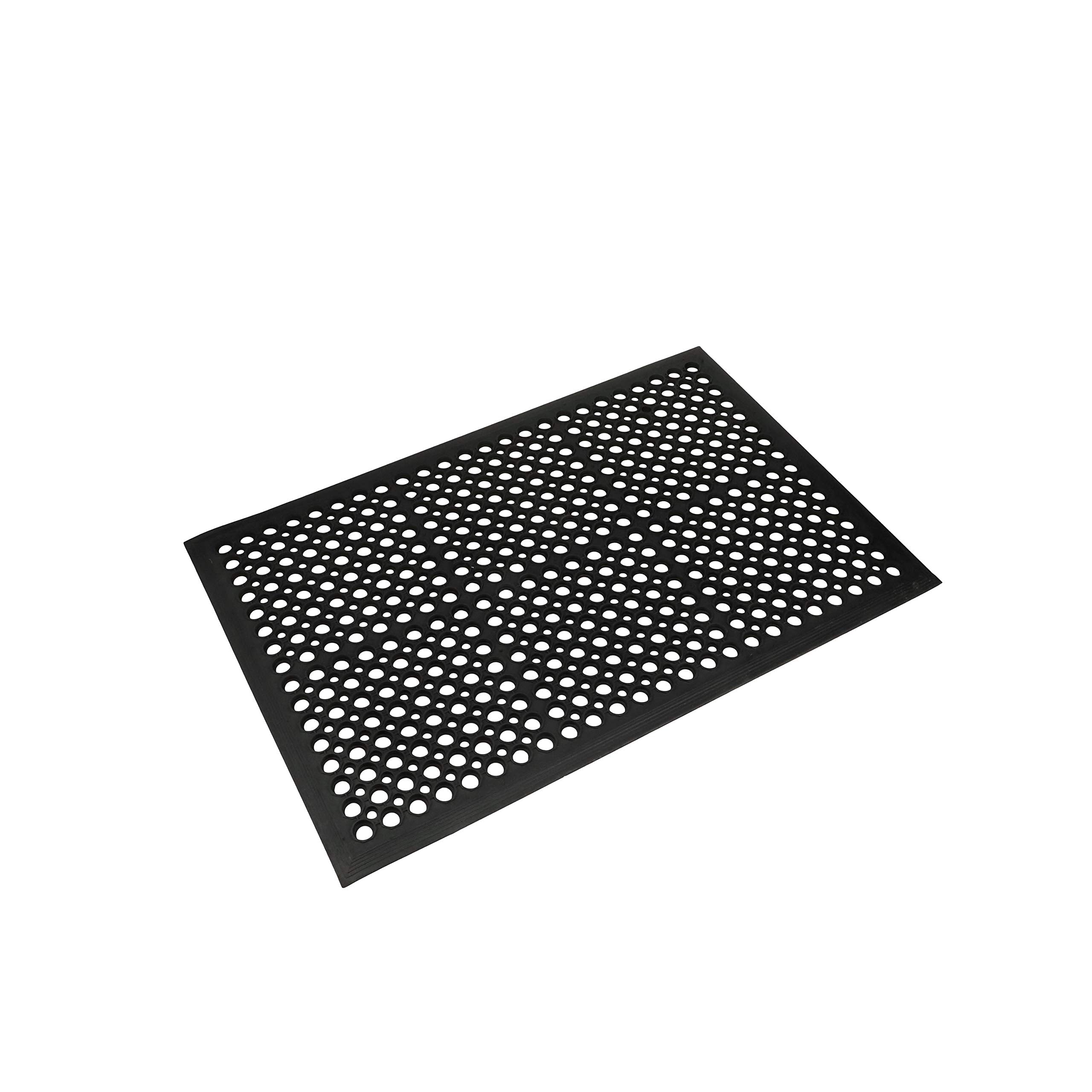Envelor Anti Fatigue Rubber Floor Mat Non-Slip Restaurant Mat For Floors Bar Drainage Mat Doormat Utility Garage Home Slip Pool Entry 24 X 36 Inches