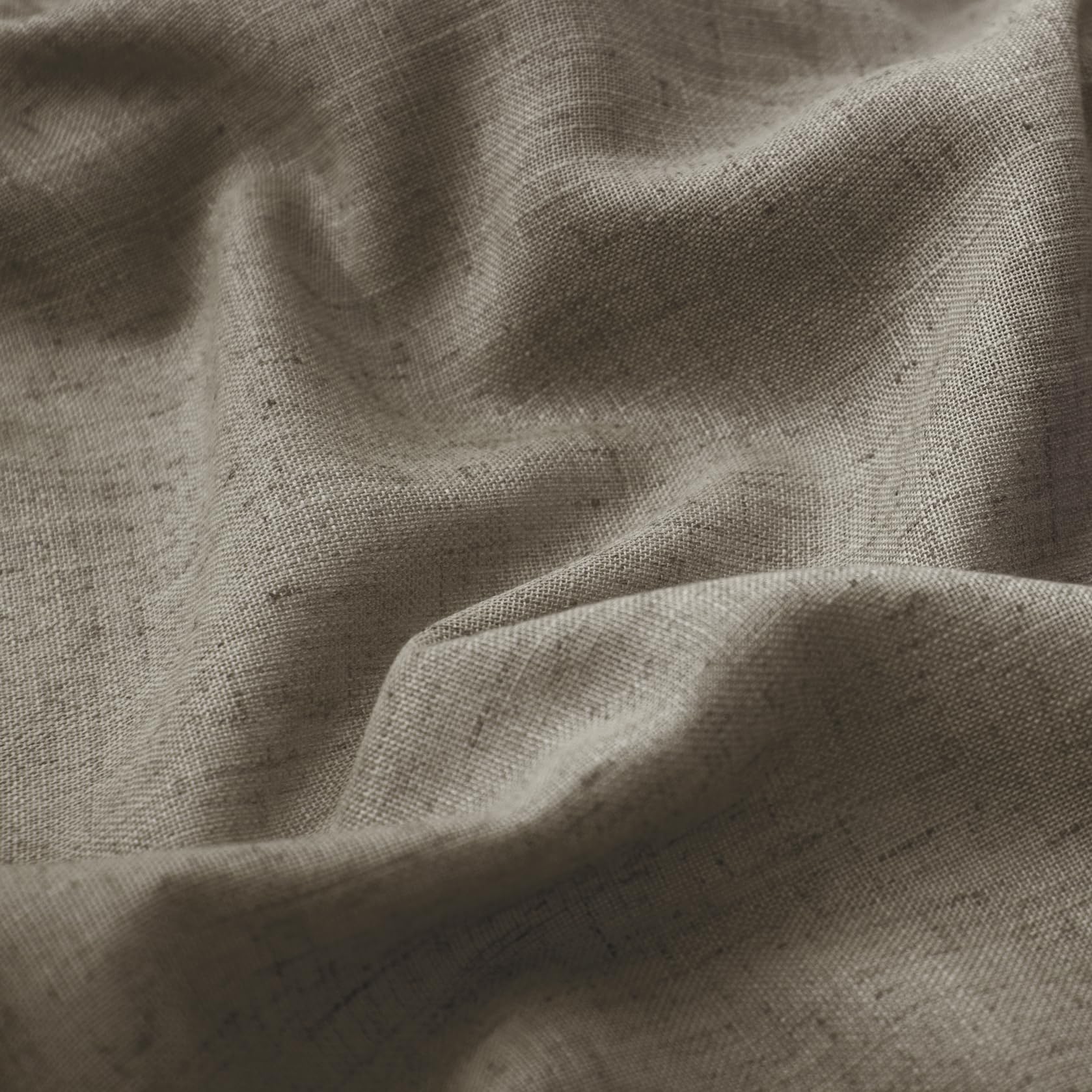 Koufall 90 Inch Curtains Long For Living Room,Sheer Linen Semi Light Filtering Custom Made Curtains For Windows Dining Room Bedroom,52X90 In Length 2 Panels Set,Taupe/Light Brown