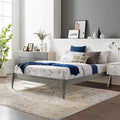 Modway Mod-6245-Gry June Full Wood Platform Bed Frame, Gray