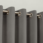 Sun Zero Barrow 2-Pack Energy Saving Grommet Curtain Panel Pair, 54'' X 54, Steel Gray
