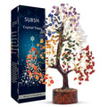 Chakra Tree of Life - Crystal Tree for Positive Energy - Seven Chakra Tree - 7 Chakra Healing Crystal Tree - Birthday Gifts for 