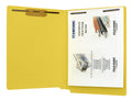 The File King Yellow Full Side Tab File Folder | Two 2    Fastener Prongs | Letter Size | Box Of 50 | Extra Space For Jacket Lab