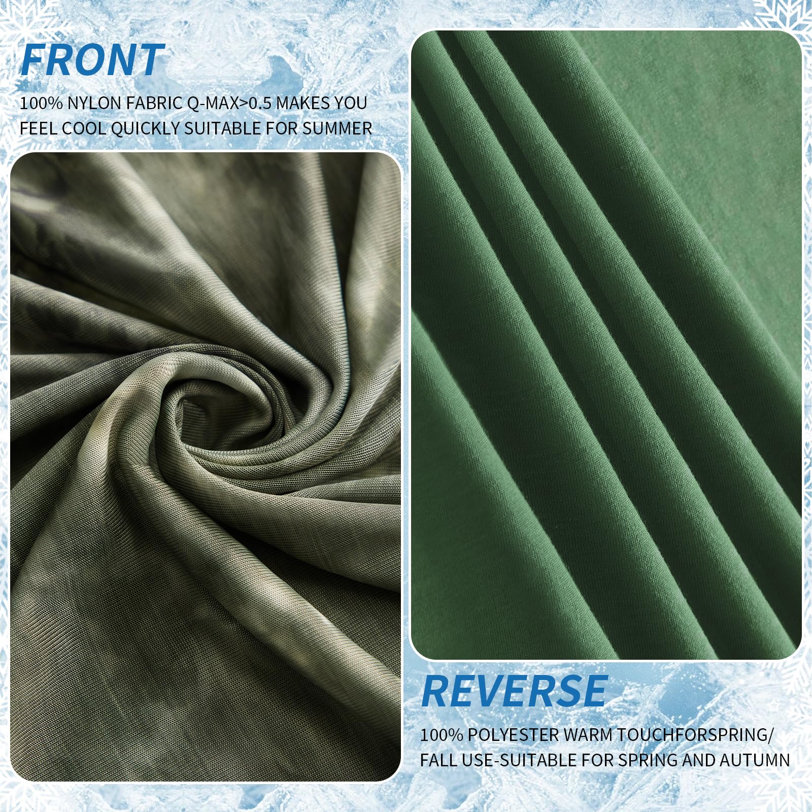 Guohaoi Cooling Throw Blanket Summer Blanket Tie Dye For Hot Sleepers Lightweight Breathable Bed Blanket, Arc-Chill Q-Max >0.5 C