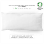 Makemake Organics Organic Body Pillow Case Zippered (Pack Of 1) Gots Certified Organic Cotton Body Pillow Protector Zippered Bre