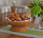 Kouboo La Jolla Rattan Fruit Bowl, Large, Honey-Brown