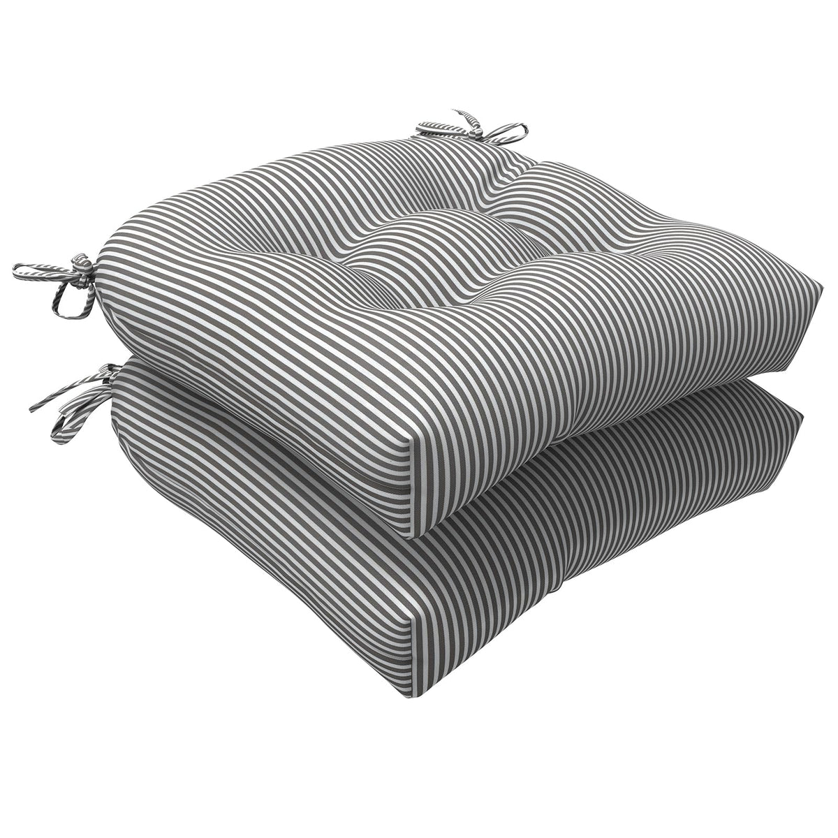 Lvtxiii Patio U-Shaped Wicker Seat Cushion, Outdoor Tufted Chair Pads Decorative Seat Cushion Set For Garden Home Office Furnitu