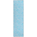 Addison Rugs Surfside Asr41 Aqua 2'3" X 7'6" Indoor Outdoor Runner Rug, Easy Clean, Machine Washable, Non Shedding, Bedroom, Living Room, Dining Room, Kitchen, Patio Rug