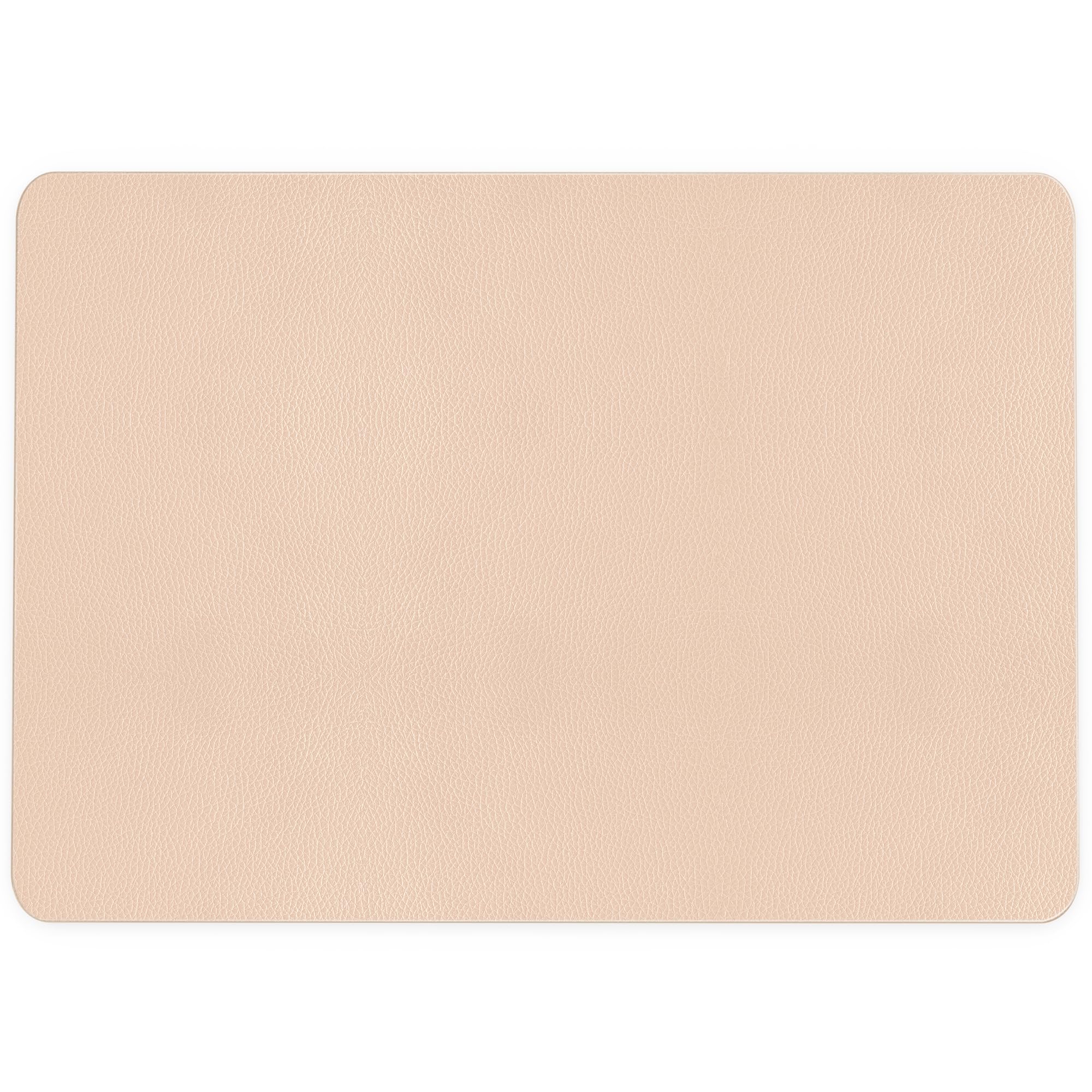 Nekmit Leather Desk Blotter Pad 17 X 12 Inches, Flat, Non-Slip, Waterproof, Apricot