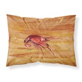 'Caroline'S Treasures 8232Pillowcase Crawfish Moisture Wicking Fabric Standard Pillowcase, Large, Multicolor'