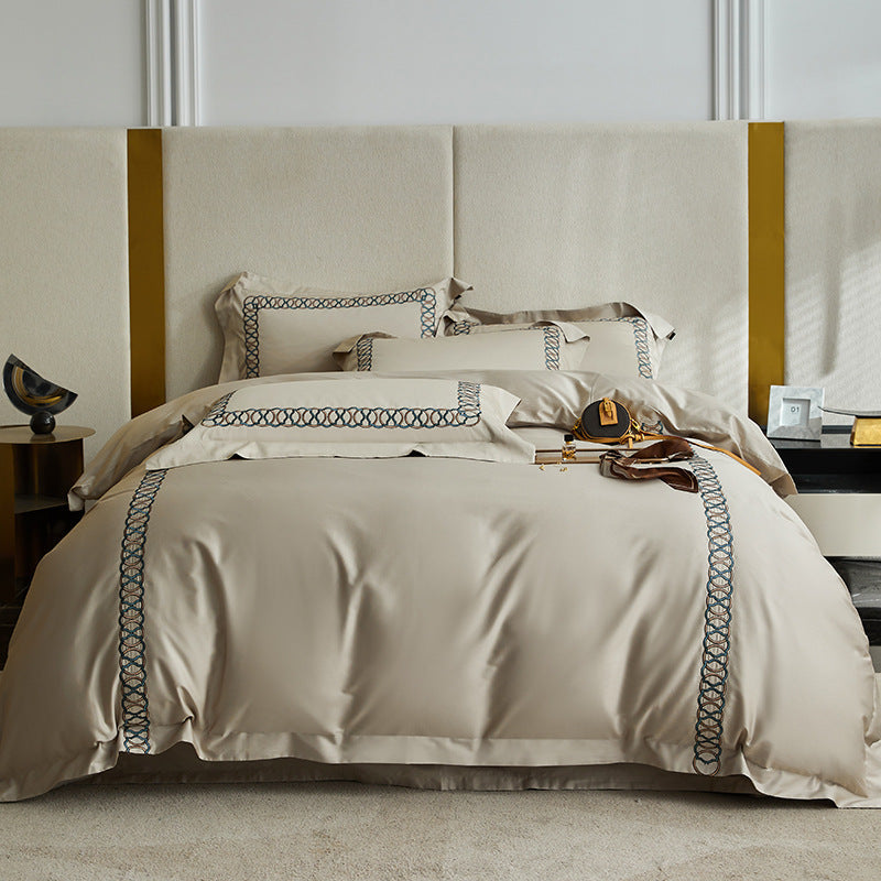 CasaFoyer 120TC  Cotton Four Piece Luxury Pure Cotton Bedding set