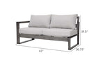 Walsh 4-Piece Aluminum Sectional Sofa Set