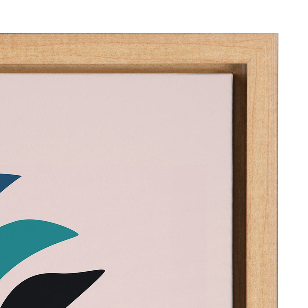 Sylvie Parakeet Framed Canvas by Rachel Lee of My Dream Wall