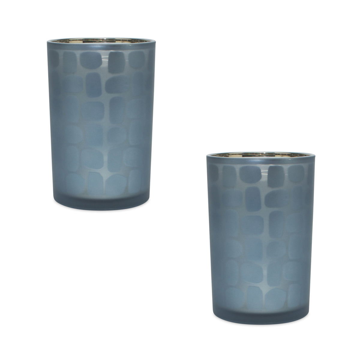 Glass Candle Holder (Set of 2)